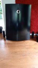 Leolux Kaleidos audio/video kast zwart en zilver, Ophalen, Modern design, Gebruikt, 50 tot 100 cm