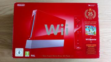 Nintendo Wii 25th Anniversary New Super Mario Bros Wii Pack beschikbaar voor biedingen