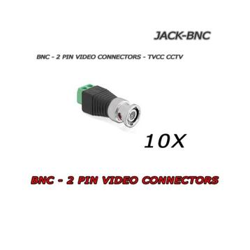 BNC Male videoconnectors to cable