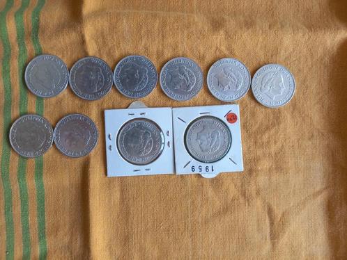 Zilveren Juliana guldens en rijksdaalders, Postzegels en Munten, Munten | Nederland, Losse munt, 2½ gulden, Koningin Juliana, Zilver
