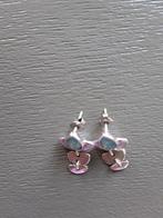 Zilveren Oorstekers met Groene Steentjes, Ophalen of Verzenden, Zo goed als nieuw, Met edelsteen, Knopjes of Stekers