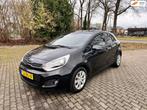Kia Rio 1.2 CVVT Plus Pack Led-5-Deurs/Airco, Auto's, Kia, Zwart, 4 cilinders, Zwart, Origineel Nederlands