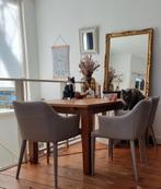 Kave Home Croft 3x eetkamerstoelen in beige kunstleer, Huis en Inrichting, Stoelen, Ophalen, Overige materialen, Gebruikt, Overige kleuren