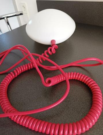 Wandlamp Ikea Löv vintage tafellamp -ufo lamp (wit /rood)90s beschikbaar voor biedingen