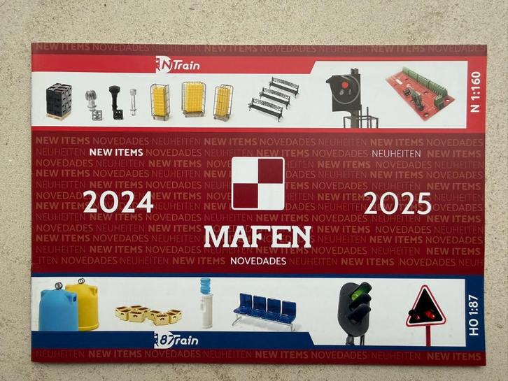MAFEN neuheiten catalogus 2024/2025 voor H0 en N spoor, Hobby en Vrije tijd, Modeltreinen | N-Spoor, Nieuw, Boek, Tijdschrift of Catalogus