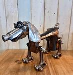Metalen hond - Singer naaimachine - metal arr - upcycling, Ophalen of Verzenden, C, A, B