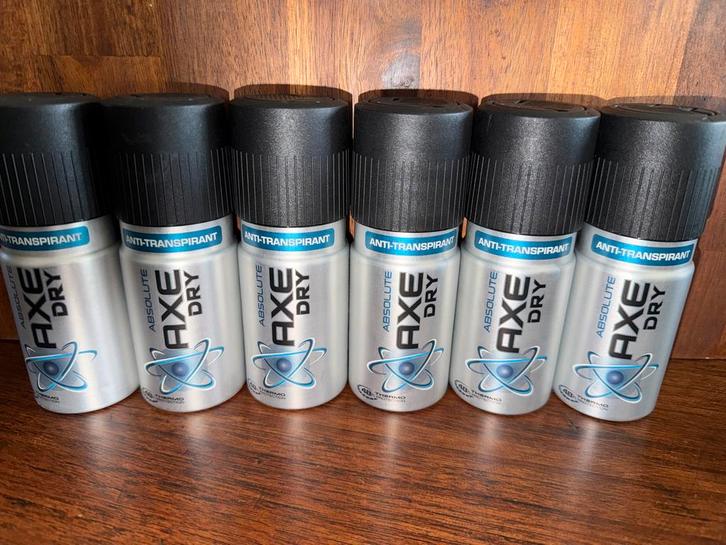 6x AXE Absolute Dry Deodorant - Nieuw!, Sieraden, Tassen en Uiterlijk, Uiterlijk | Lichaamsverzorging, Nieuw, Deodorant of Bodyspray