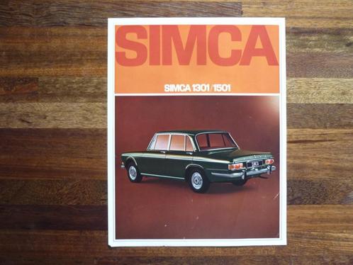 Simca 1301/1501 (GL) (1969, Frans), Boeken, Auto's | Folders en Tijdschriften, Zo goed als nieuw, Overige merken, Ophalen of Verzenden