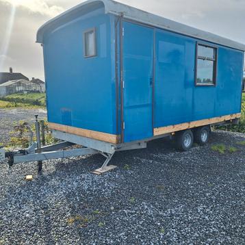 Schaftwagen schaftkeet Atec/Brouwer 5 mtr x 2.5 mtr uit 2014 beschikbaar voor biedingen