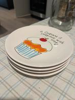 Blond amsterdam gebaksbordje 4x, Ophalen, Nieuw, Aardewerk, Blond Amsterdam