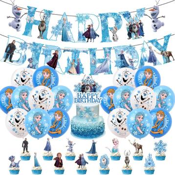 Frozen - Anna Elza Olaf - Verjaardag Decoratie / Birthday beschikbaar voor biedingen