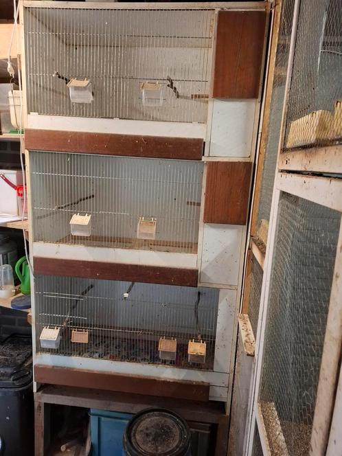 Driedelige Broedkooi, Dieren en Toebehoren, Vogels | Hokken en Kooien, Zo goed als nieuw, Broedkooi of Kweekkooi, Hout, Ophalen