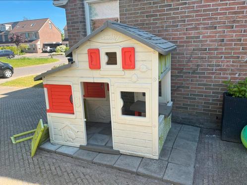Speelhuisje Smoby, Kinderen en Baby's, Speelgoed | Buiten | Speelhuisjes, Zo goed als nieuw, Kunststof, Ophalen