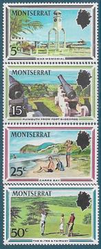 MONTSERRAT serie Toerisme 1970, Verzenden, Postfris