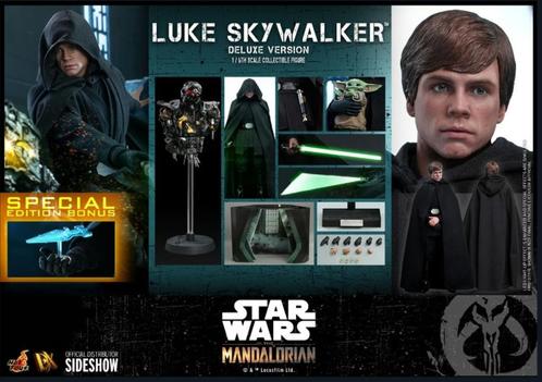 Hot Toys Mandalorian Luke Skywalker Deluxe Special Edition, Verzamelen, Star Wars, Nieuw, Actiefiguurtje, Ophalen of Verzenden