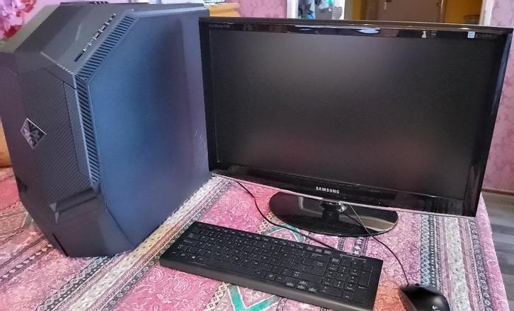 HP Omen Desktop PC 880-p1xx, Computers en Software, Desktop Pc's, Gebruikt, 3 tot 4 Ghz, 16 GB, Met videokaart, Met monitor, Gaming