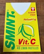 SMINT  vit. C logo merk reclamebord 35X23, Ophalen of Verzenden, Zo goed als nieuw, Reclamebord