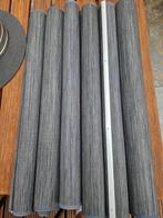 6 IKEA Paneelgordijnen antraciet Grijs 60 breed 200 lang, Huis en Inrichting, Stoffering | Gordijnen en Lamellen, Ophalen, Minder dan 50 cm