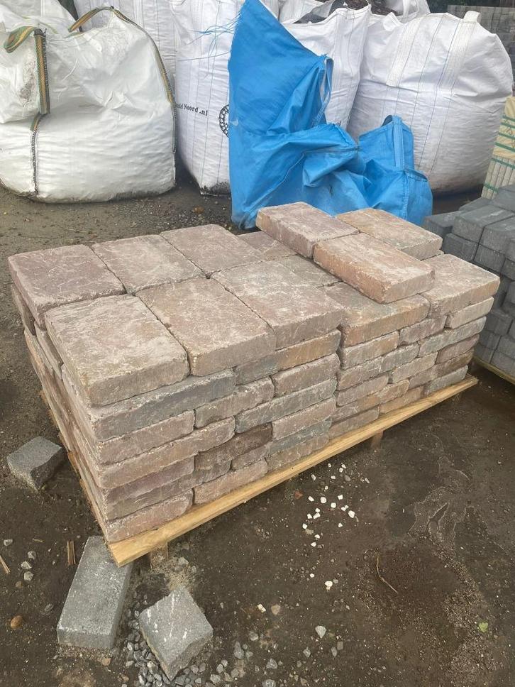 Stonique trommel 20x30x6 cm Oud Bussum | +/- 10m2, Tuin en Terras, Tegels en Klinkers, Nieuw, Overige typen, Beton, 5 tot 10 m²