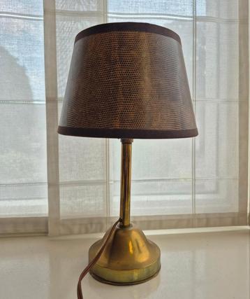 Vintage messing tafellamp beschikbaar voor biedingen
