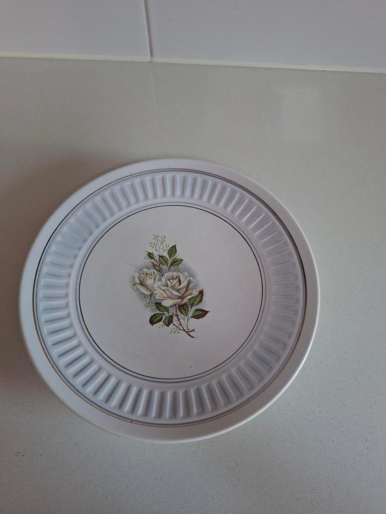 Vintage Flora Keramiek Rosaly Bord, Antiek en Kunst, Ophalen of Verzenden