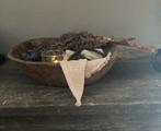 Authentieke oud houten bak SALE, Ophalen of Verzenden, Rond, Hout