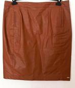 CadaDia lederlook rok maat 44[dm], Kleding | Dames, Rokken, Bruin, Maat 42/44 (L), Ophalen of Verzenden, Zo goed als nieuw