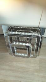 Plafondlamp met kristallen, Huis en Inrichting, Woonaccessoires | Krantenbakken en Lectuurbakken, Ophalen of Verzenden, Zo goed als nieuw