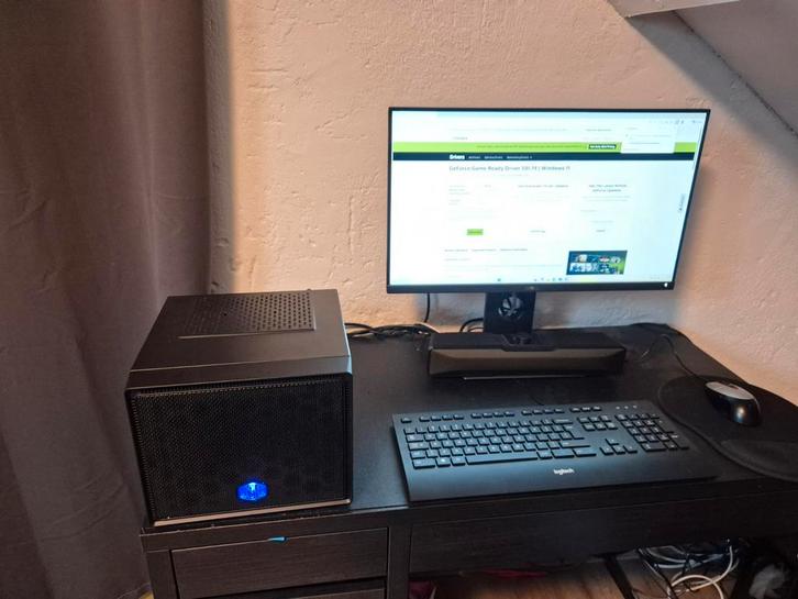 Mini Game PC Intel Core i5 16gb RAM GTX 1650 SSD Windows 11, Computers en Software, Desktop Pc's, Zo goed als nieuw, 3 tot 4 Ghz