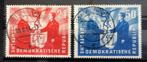 DDR 1951"Freundschaft"Michelnr 284/285 mooi gestempeld, Ophalen of Verzenden, DDR, Gestempeld