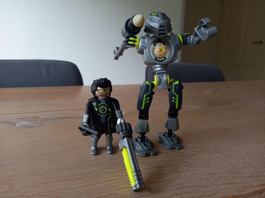 Playmobil Top Agent 2 met Roboblaster, Ophalen of Verzenden, Zo goed als nieuw