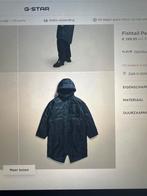 G-Star Fishtail Parka Winterjas, Ophalen of Verzenden, Zo goed als nieuw, Maat 38/40 (M), Blauw