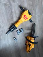 Speelgoed Kettingzaag en Drilboor Set, Ophalen of Verzenden, Zo goed als nieuw