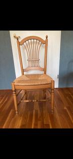Antiek blank eiken eetkamerstoel (4x), Ophalen