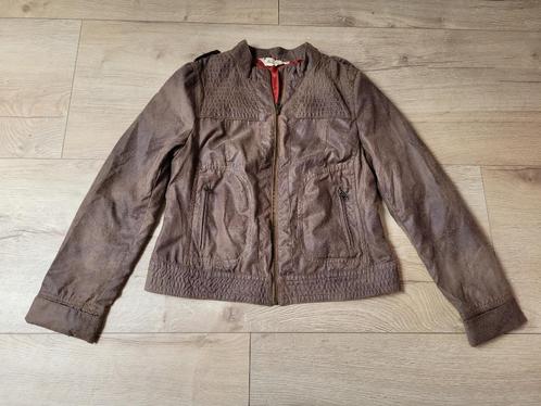 MISS ETAM bruin jasje maat 38 ~ JB0034, Kleding | Dames, Jassen | Zomer, Zo goed als nieuw, Maat 38/40 (M), Bruin, Ophalen of Verzenden