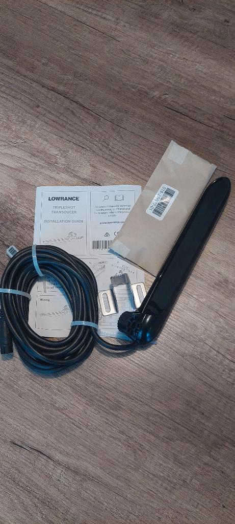 Lowrance TripleShot Skimmer-transducer, Watersport en Boten, Navigatiemiddelen en Scheepselektronica, Zo goed als nieuw, Kaartplotter of Fish Finder