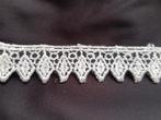 Prachtig glanzend ecru kant - 27,4 mtr beschikbaar, Hobby en Vrije tijd, Naaien en Fournituren, Ophalen of Verzenden, Nieuw, Kant