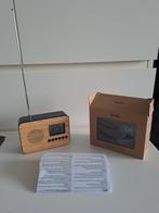 Wekker Radio met Temperatuur - Compleet met Doos, Witgoed en Apparatuur, Wekkers, Ophalen of Verzenden, Gebruikt, Digitaal