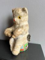 Antieke Speelgoed Beer op Trommel, Ophalen of Verzenden