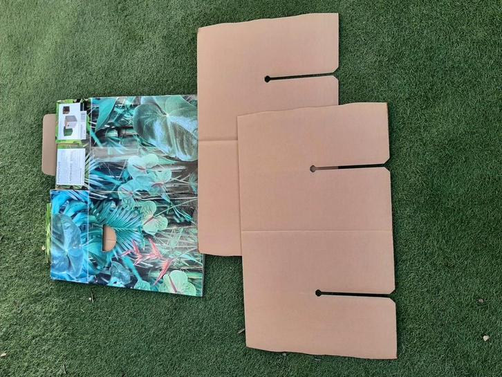 Kartonnen kruk (Papphocker/Cardboard stool) 2x, Huis en Inrichting, Krukjes, Gebruikt, Overige materialen, Ophalen