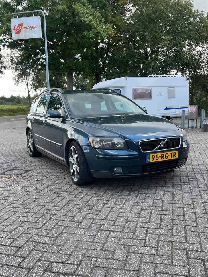 Volvo V50 2.4 170PK Geartronic 2005 Blauw, Auto's, Volvo, Particulier, V50, Benzine, E, Stationwagon, Automaat, Origineel Nederlands