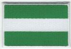 Rotterdam vlag stoffen opstrijk patch embleem #2, Ophalen of Verzenden, Nieuw, Shirt