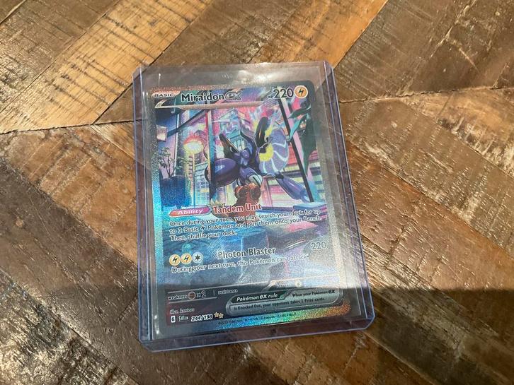 Pokémon Miraidon ex 244/198 – Alternate Art SIR, Hobby en Vrije tijd, Verzamelkaartspellen | Yu-gi-Oh!, Zo goed als nieuw, Ophalen of Verzenden
