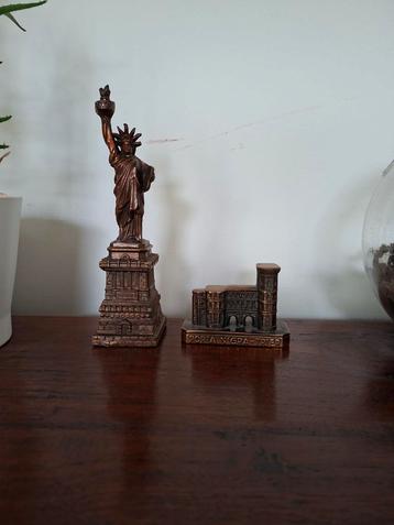 Bronzen Beelden - Vrijheidsbeeld & Porta Nigra beschikbaar voor biedingen
