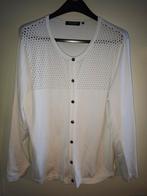 Wit vest Signature 2XL zilverkleurige knopen
Opengewerkt, Ophalen of Verzenden, Zo goed als nieuw, Maat 46/48 (XL) of groter, Wit