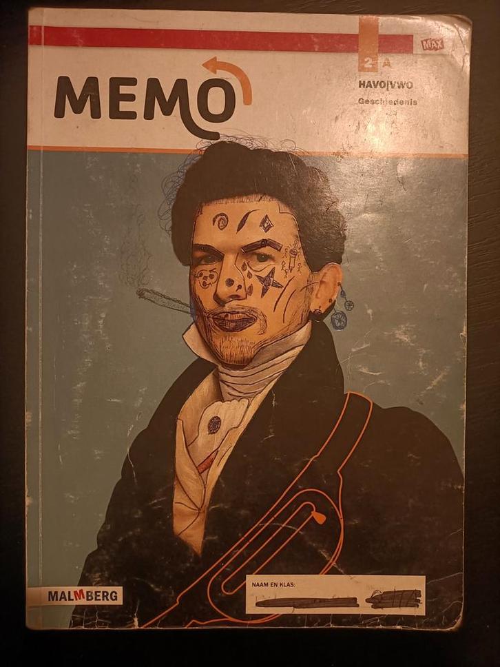 Memo Geschiedenis 2A Havo/Vwo - Malmberg, Boeken, Schoolboeken, Gelezen, Geschiedenis, HAVO, Ophalen of Verzenden