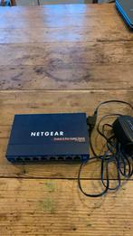 Netgear Prosafe 8 Port Gigabit Switch, Computers en Software, Netwerk switches, Ophalen of Verzenden, Zo goed als nieuw