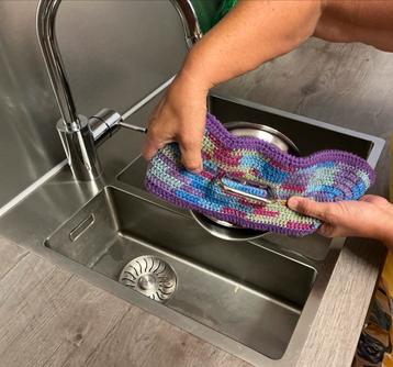 Gehaakte Pannenlap / Afgiethulp - diverse kleuren beschikbaar voor biedingen