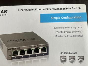 NETGEAR GS105E Prosafe Plus Switch beschikbaar voor biedingen