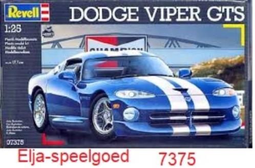 Revell DODGE VIPER GTS (1993) 7375 modelbouw 1:25 auto, Hobby en Vrije tijd, Modelbouw | Auto's en Voertuigen, Nieuw, Auto, Groter dan 1:32